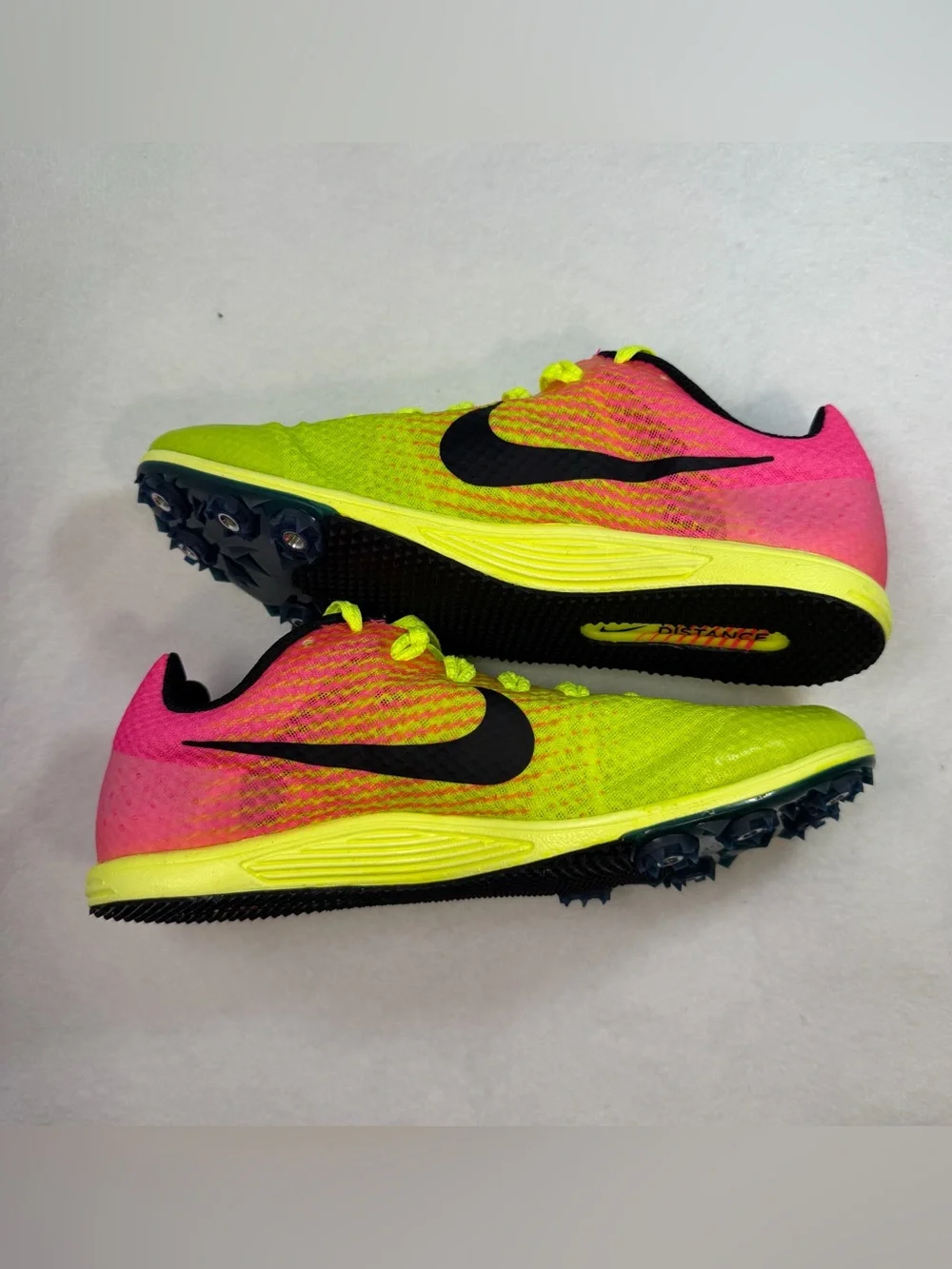 Nike Zoom Rival D Track Spikes Volt Pink US 7 UK 6 EUR 40 Distance 806556-999
